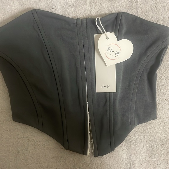 Grey strapless corset brand new with tags - Picture 2 of 3